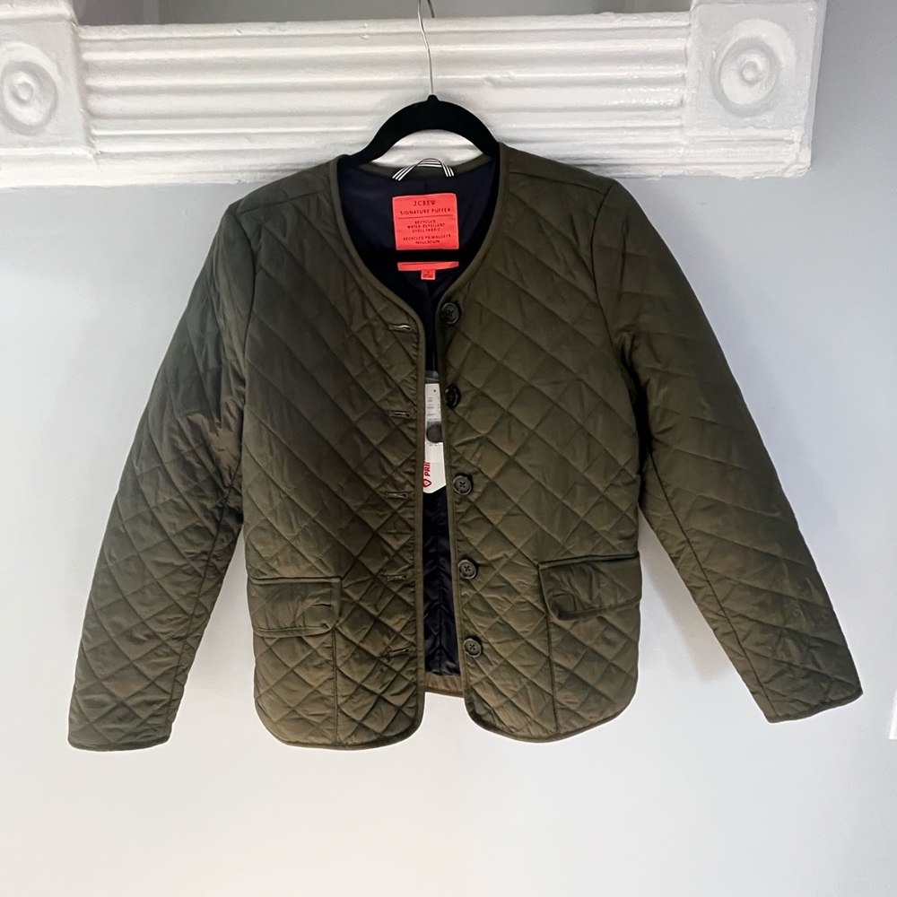 Women’s JCrew Signature Puffer Jacket w/Primaloft